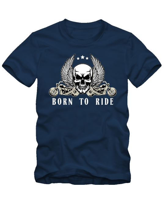 Marškinėliai Born to ride